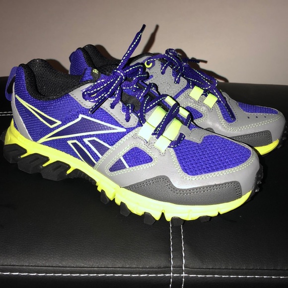Reebok Shoes - NWOT Purple & Yellow trail running hiking sneakers